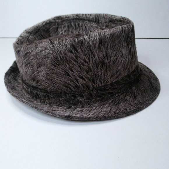 Velvet Stetson Hat with Swirled Feathery Design,M - Picture 2 of 5